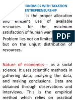 General Economics With Taxation and Entrepreneurship