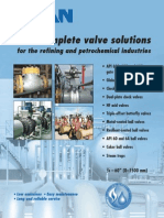 Complete Valve Solutions: For The Refining and Petrochemical Industries