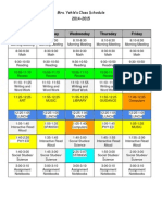 2014 2015classschedule