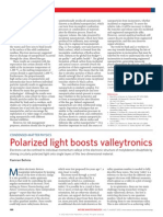 Polarized Light Boosts Valleytronics: News & Views