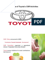 CSR of Toyota