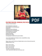 Routine Dwayne Johnson