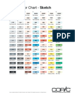 Copic Color Chart