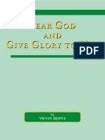 Fear God and Give Glory To Him