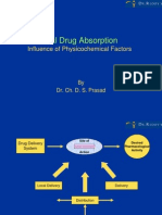 Oral Drug Absorption: Influence of Physicochemical Factors