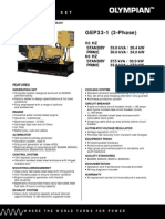 GEP33-1 (3-Phase) : Diesel Generating Set