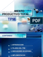 TPM Mantenimiento Productivo Total 2011 - I