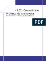 Concentrado Proteico de Anchoveta - Informe Final