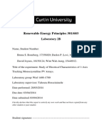 Renewable Energy Principles Lab 2