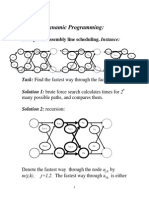 Dynamic Programming:: Example 1: Assembly Line Scheduling. Instance