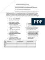 Evaluacion de Quimica Nomenclatura