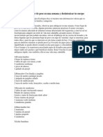 9 Licuados para Bajar de Peso en Una Semana y Desintoxicar Tu Cuerpo