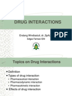 Drug Interactions: Endang Windiastuti, Dr.,Spa (K) Satgas Farmasi Idai