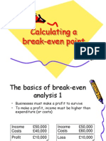 Break Even Analysis