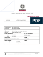 Ships in Service Survey Report: DRB0/2012/J0251