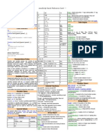 JavaScript Quick Reference Cheat Sheet