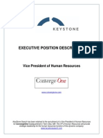 Executive Position Description - Vice President Human Resources - ConvergeOne