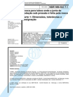 ABNT NBR NM-IsO 7-1 - Rosca para Tubos Onde A Junta de Vedação Sob Pressão É Feita Pela Rosca - 2000 - Parte 1