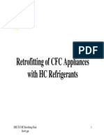 Retrofitting of CFC Appliances With HC Refrigerants