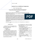 Analysis of Transmission Tower With Different Configuration