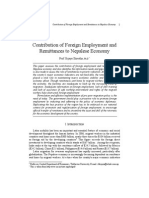 Contribution of Remittance To Nepalese Economy