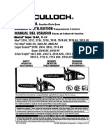 Chainsaw McCulloch Mac 3216 Manual