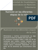 ..Nutrición en Las Diferentes Etapas de La Vida