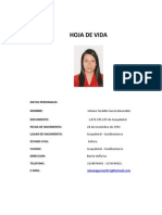 Hoja de Vida Johana Y. Garcia Baracaldo