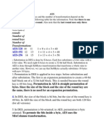 Rounds Number of Round Keys Number of Transformations: AES-128 AES-192 AES-256