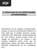 II.9 Estructura de Las Constituciones Contemporáneas