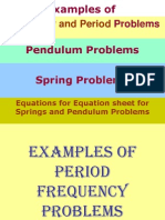 10.28.10.examples of Pendulum and Spring Problems Answer KEY