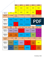 Grade 3-4 Final Timetable 2014