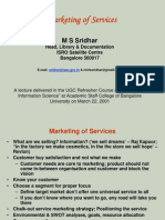 Marketing of Service