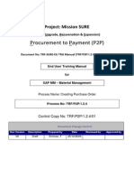 Creating Purchase Order