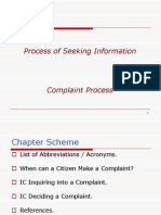 Process of Seeking Information