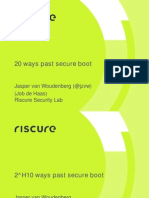 10 Ways Past Secure Boot v1.0 JVW Shakacon