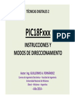 PIC18F - Instrucciones y Modos de Direcc