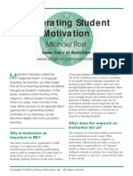 Generating Student Motivation: Michael Rost