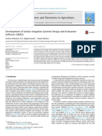 Development of Surface Irrigation Systems Design and Evaluation Software (SIDES)