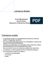 Turbulence Models: Dr.N.V.Mahalakshmi Asst Professor, Department of Mechanical Engineering