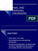 Powerpoint: Anal and Perianal Disorders