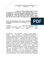 Petição Inicial Acidente de Transito