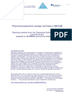 Theoretical Population Ecology Exercises