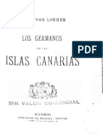 Los Germanos en Las Islas Canarias - Von Loeher, Franz