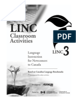 LINC 3 Classroom Activities