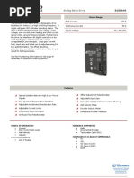 Analog Servo Drive: Description Power Range