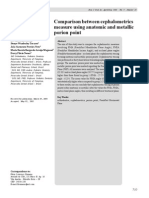 Comparisson Cephalometric Porion