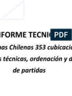 Informe N1 - Resumen NCH 353 - 1156