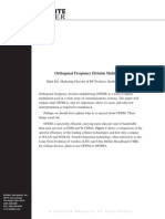 White Paper: Orthogonal Frequency Division Multiplexing