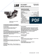 C32 ACERT 1450 HP at 2300 RPM Spec Sheet